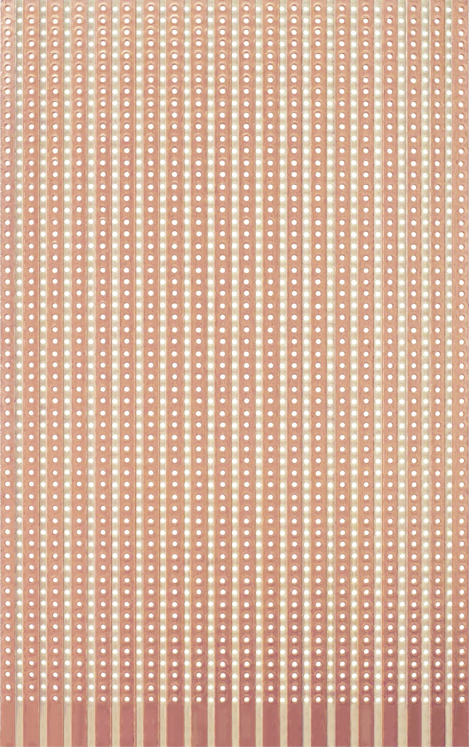 Rademacher WR-Typ 721 Experimentierplatine Hartpapier (L x B) 160mm x 100mm 35µm Rastermaß 5.08mm Inhalt 1St.