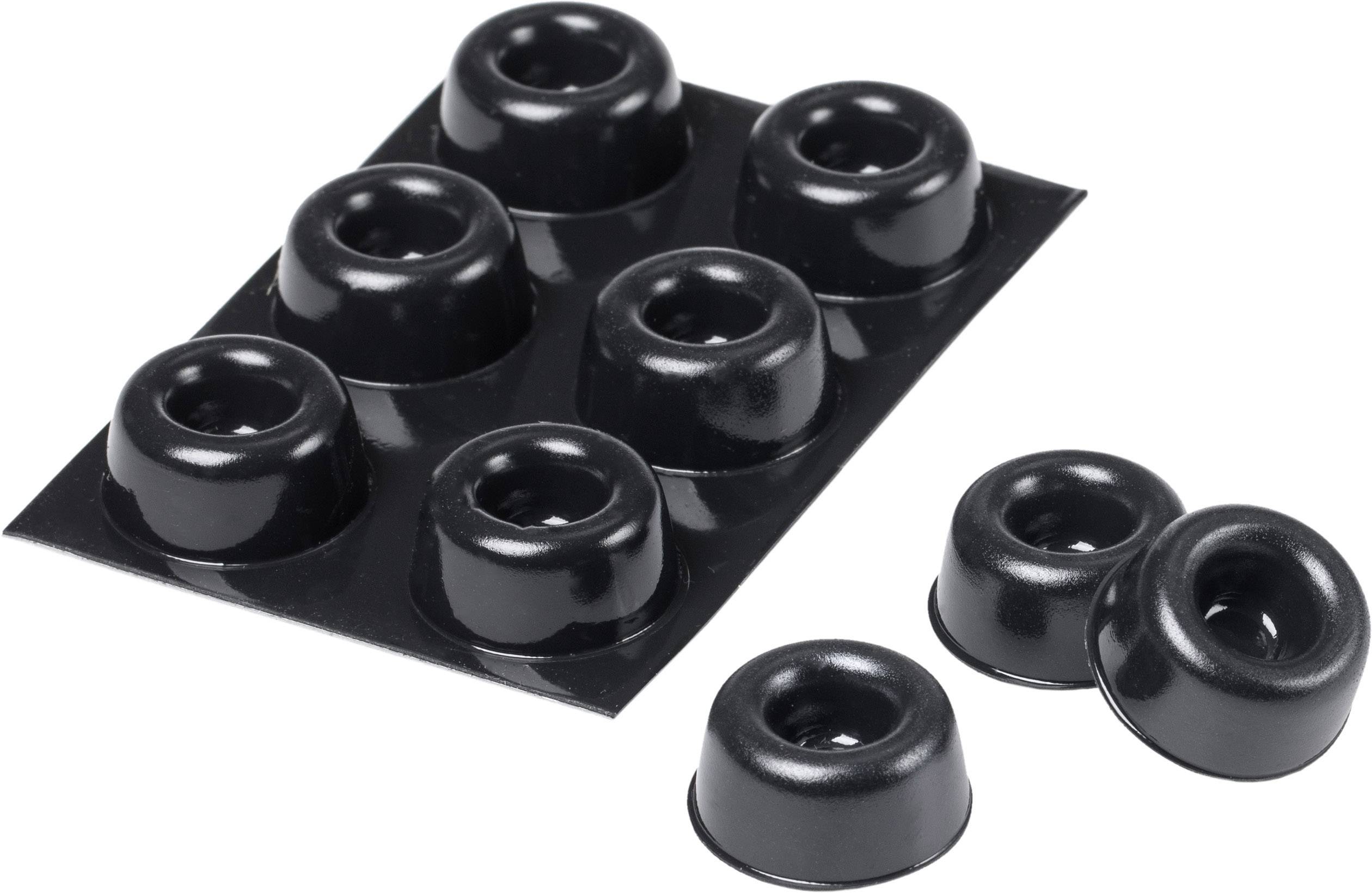 3M SJ 5009 MPBB Gerätefuß selbstklebend, rund Schwarz (Ø x H) 22.3mm x 10.1mm 6St.