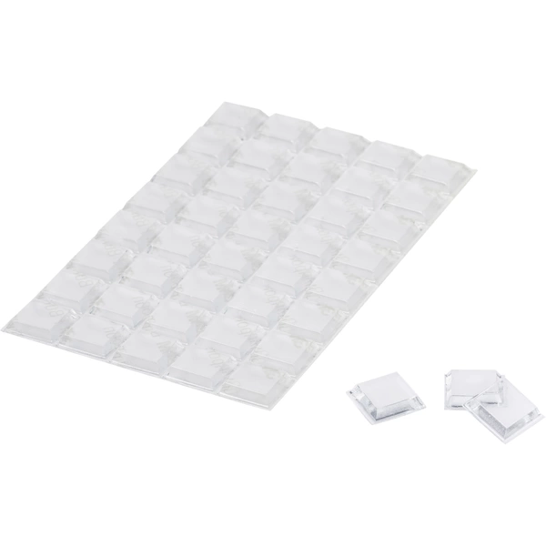 3M SJ 5308 MPCB Gerätefuß selbstklebend, quadratisch Transparent (Ø x H) 12.7 mm x 3.1 mm 40 St. 3M SJ 5308 MPCB Gerätefuß selbstklebend, quadratisch Transparent (Ø x H) 12.7 mm x 3.1 mm 40 St.