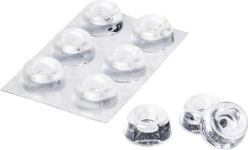 3M SJ 5309 MPCB Gerätefuß selbstklebend, rund Transparent (Ø x H) 22.3mm x 10.1mm 6St.