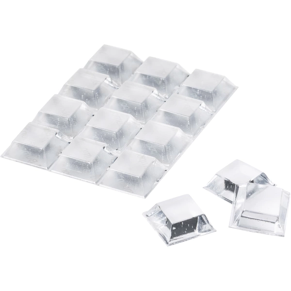 3M SJ 5323 MPCB Gerätefuß selbstklebend, quadratisch Transparent (Ø x H) 20.6mm x 7.6mm 12St. 3M SJ 5323 MPCB Gerätefuß selbstklebend, quadratisch Transparent (Ø x H) 20.6mm x 7.6mm 12St.