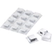 3M SJ 5323 MPCB Gerätefuß selbstklebend, quadratisch Transparent (Ø x H) 20.6mm x 7.6mm 12St. 3M SJ 5323 MPCB Gerätefuß selbstklebend, quadratisch Transparent (Ø x H) 20.6mm x 7.6mm 12St.