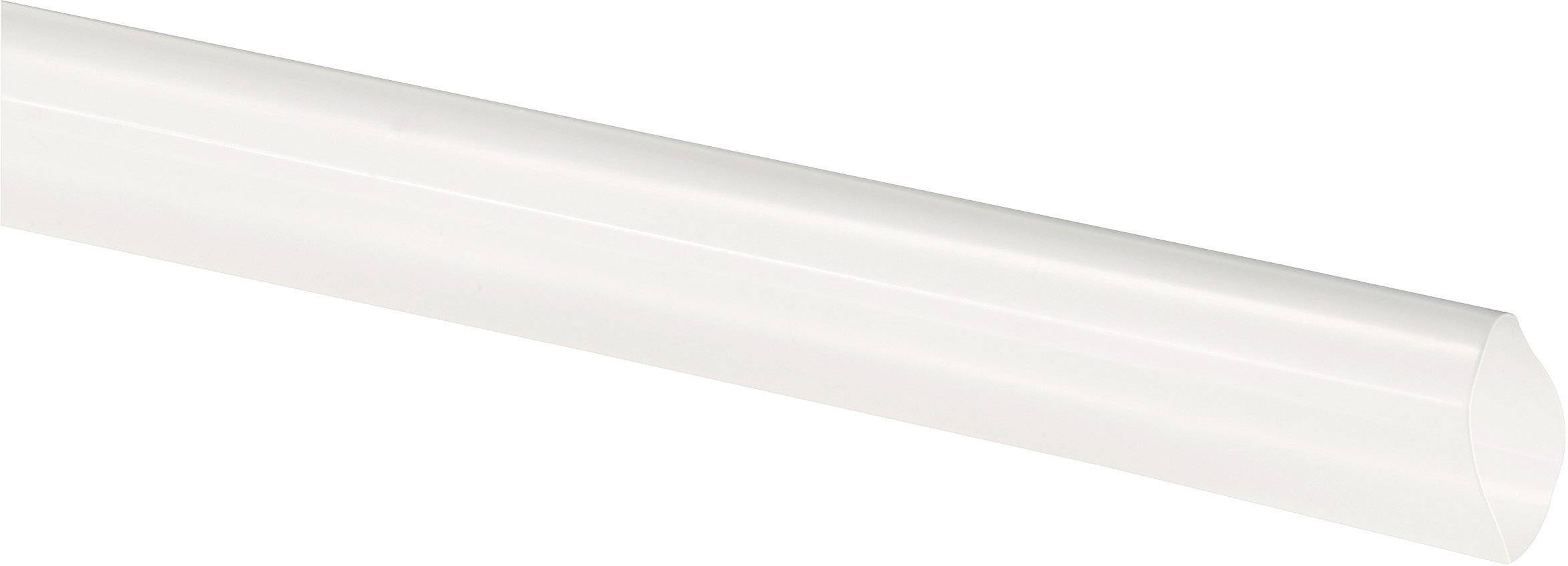 Eine weiße, zylindrische Leiste, die diagonal durch das Bild verläuft, ohne sichtbare Details oder Hintergrundinformationen.