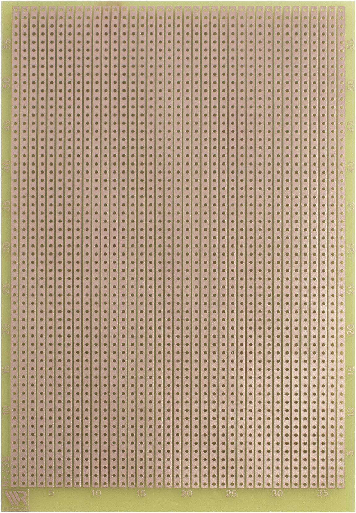 Rademacher WR-Typ 732 Experimentierplatine Epoxyd (L x B) 160mm x 100mm 35µm Rastermaß 2.54mm Inhalt 1St.
