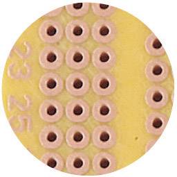 Rademacher WR-Typ 931 Prüfungsplatine nach IHK-Richtlinie Hartpapier (L x B) 100 mm x 160 mm 35 µm Rastermaß 2.54 mm Inhalt 1 St.