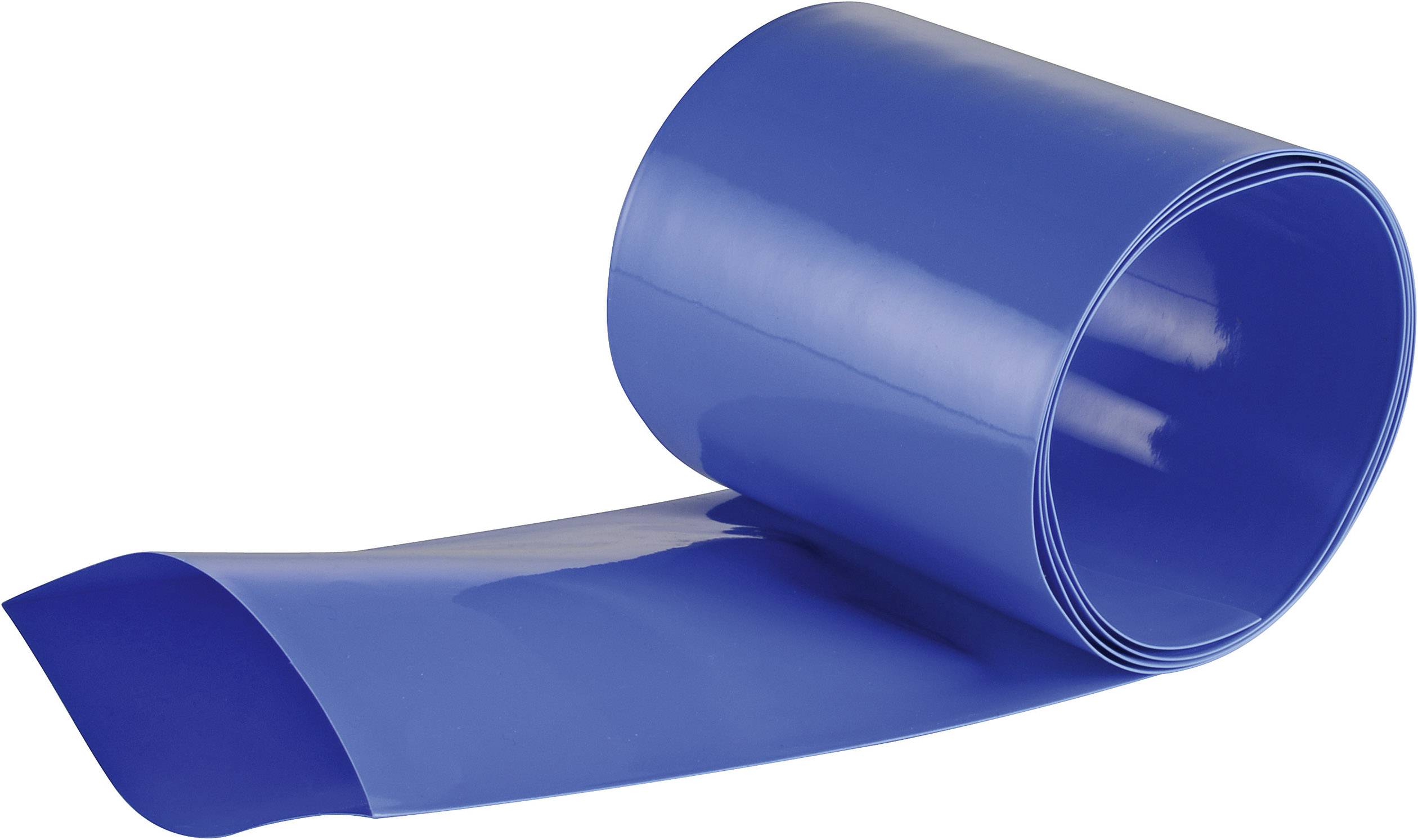 DSG Canusa 1518505500 Akkuschrumpfschlauch ohne Kleber Blau 54mm 27mm Schrumpfrate:2:1 Meterware