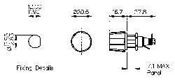Bulgin FX0365 FX0365 Sicherungshalter Passend für (Sicherungen) Feinsicherung 5 x 20mm 6.3A 250 V/AC 1St.