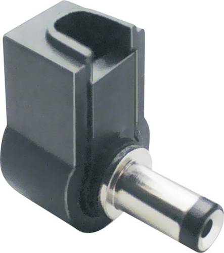 TRU Components Niedervolt-Steckverbinder Stecker, gewinkelt 3.8mm 1mm 1St.