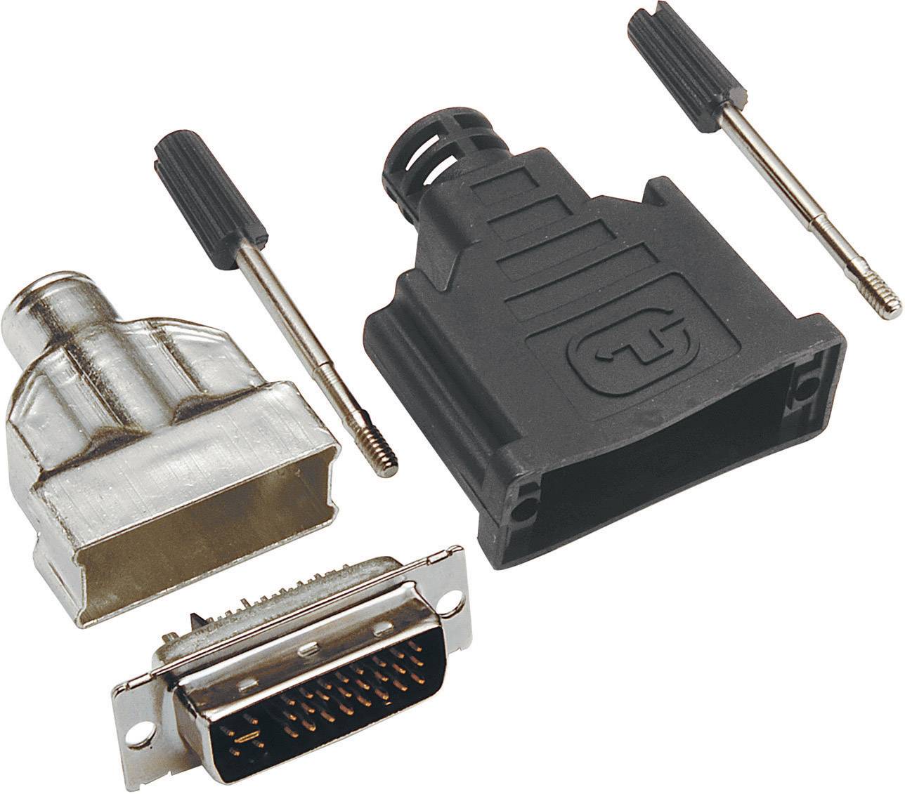 BKL Electronic 0908000 DVI-Steckverbinder Stecker, gerade Polzahl: 25 Silber 1 St.