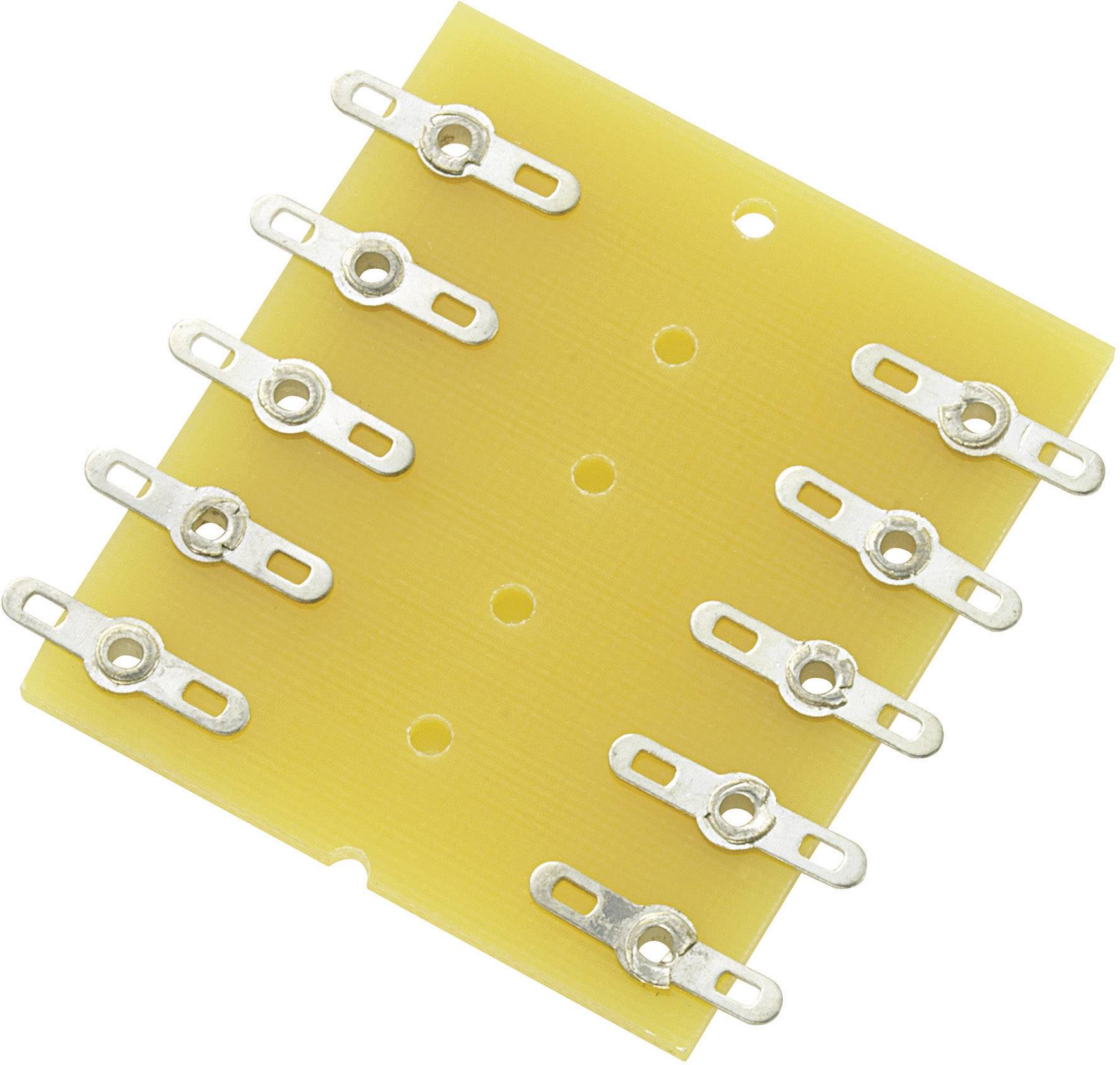 TRU Components Lötleiste zweireihig Polzahl Gesamt 10 Epoxyd (L x B x H) 43 x 38 x 1.6 mm 1 St.