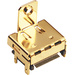 BKL Electronic 0907010 HDMI-Steckverbinder Buchse, Einbau horizontal Polzahl (num): 19 Gold