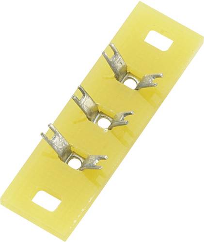 TRU COMPONENTS Lötleiste einreihig Polzahl Gesamt 3 Epoxyd (L x B x H) 30 x 9 x 1.5 mm 1 St.
