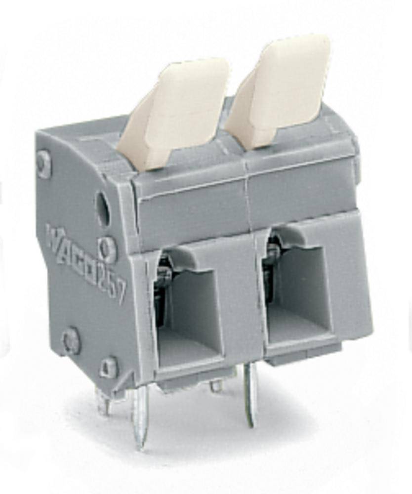WAGO 257-502/333-000 Federkraftklemmblock 2.50mm² Polzahl 2 Grau 280St.