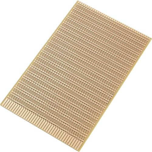 TRU COMPONENTS SU527413 Europlatine Hartpapier (L x B) 16 cm x 10 cm 35 µm Rastermaß 2.54 mm Inhalt