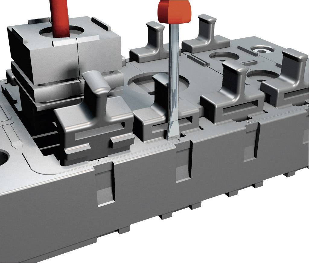 Rittal 2400910 Kabeleinführungsrahmen Polyamid Schwarz 1 St.