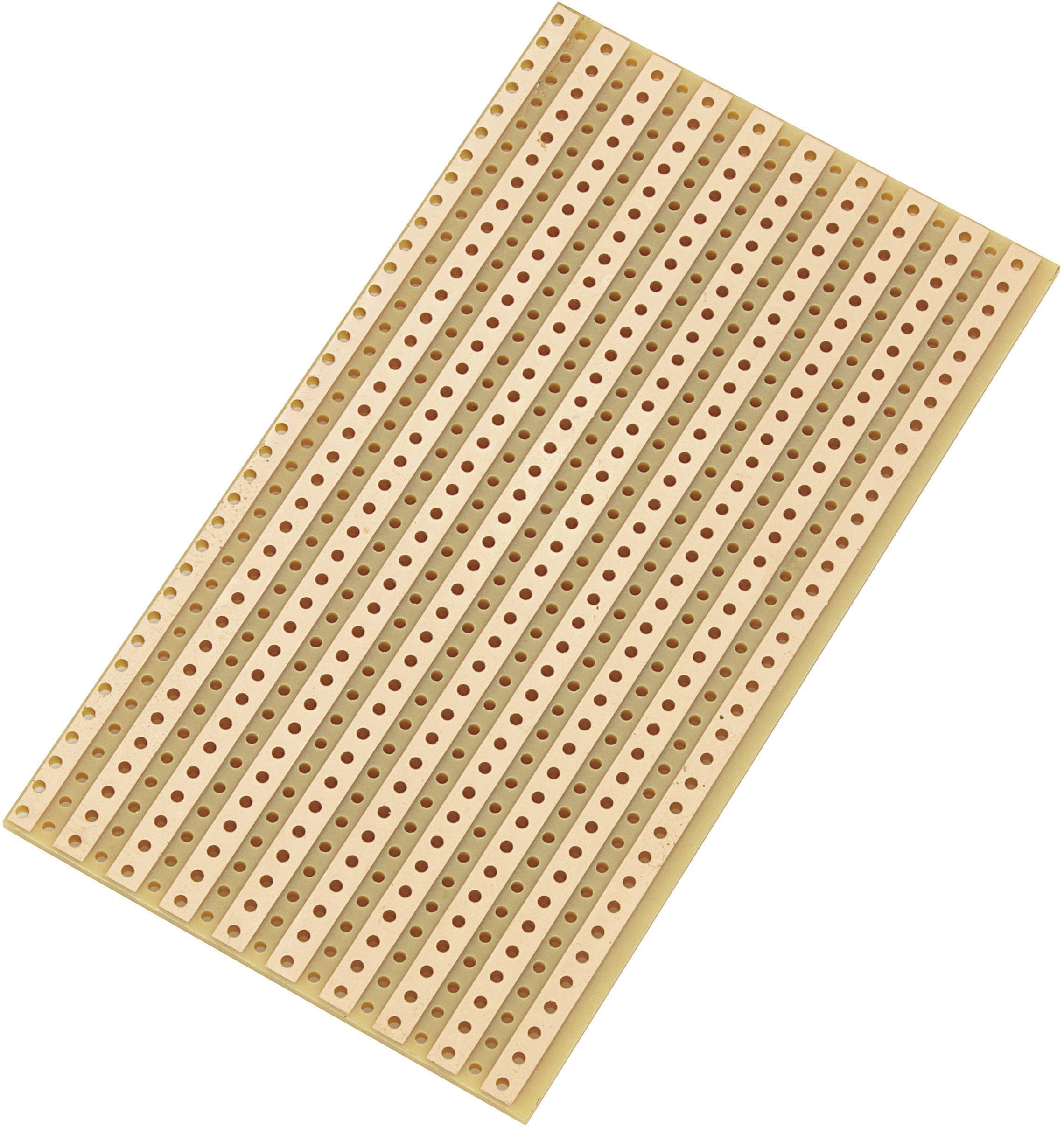 TRU Components SU527610 Europlatine Hartpapier (L x B) 90 mm x 50 mm 35 µm Rastermaß 5.08 mm Inhalt