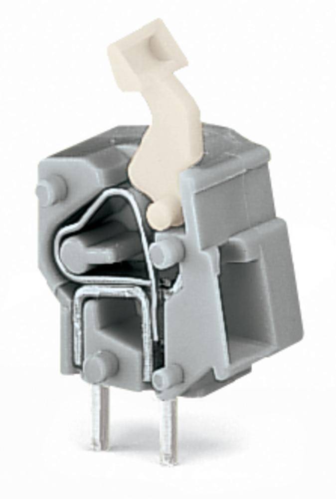 WAGO 257-753/999-950 Federkraftklemmblock 2.50 mm² Polzahl (num) 1 Lichtgrau 400 St.