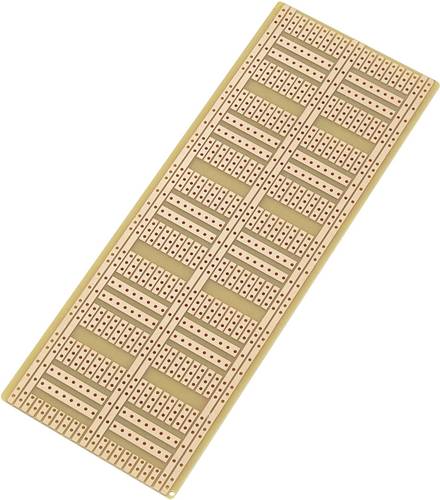 TRU Components SU527181 IC-Platine Hartpapier (L x B) 60 mm x 160 mm 35 µm Rastermaß 2.54 mm Inhalt