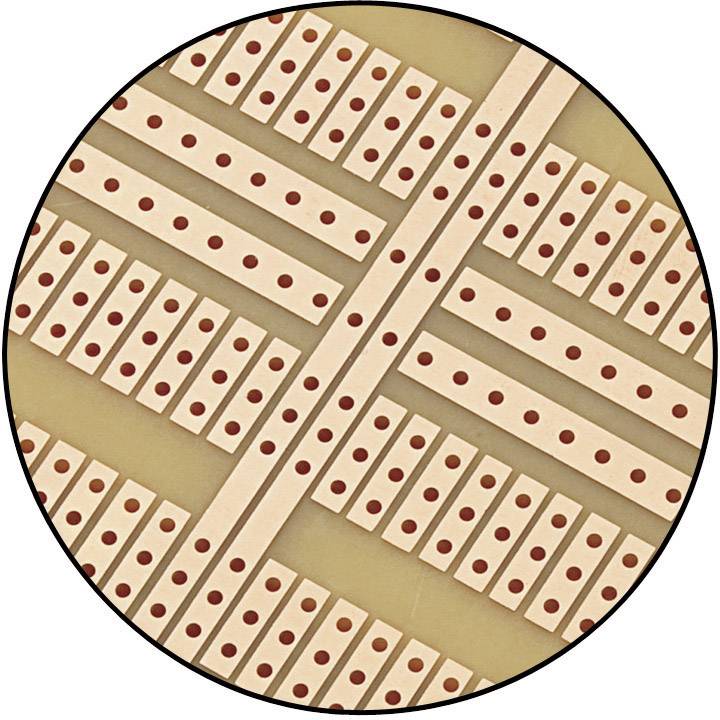TRU Components SU527181 IC-Platine Hartpapier (L x B) 60mm x 160mm 35µm Rastermaß 2.54mm Inhalt 1St.