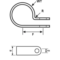 HellermannTyton H15P Befestigungsschelle schraubbar 211-60159 Bündel-Ø-Bereich 25.50mm (max) halogenfrei, hitzestabilisiert Natur HellermannTyton H15P Befestigungsschelle schraubbar 211-60159 Bündel-Ø-Bereich 25.50mm (max) halogenfrei, hitzestabilisiert Natur