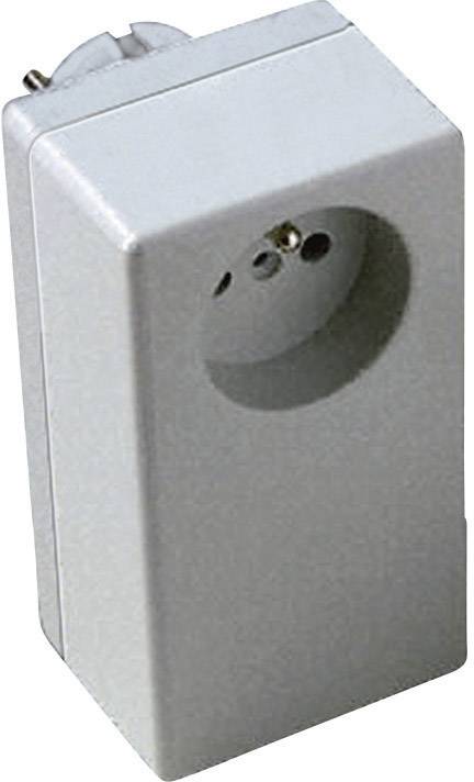 TRU COMPONENTS ESU 1200 Stecker-Gehäuse 125 x 67 x 50 Polycarbonat, ABS Lichtgrau 1St.