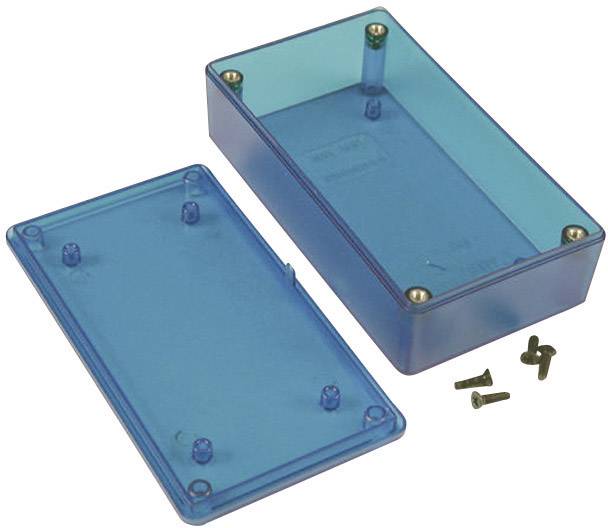 Hammond Electronics 1591XXBTBU Universal-Gehäuse 113 x 63 x 31 ABS Blau (transparent) 1 St.