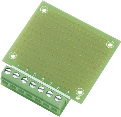 TRU COMPONENTS SU529016 Experimentierplatine Epoxyd (L x B) 53.8 mm x 49.9 mm Rastermaß 2.54 mm Inh