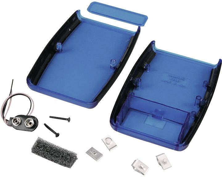 Hammond Electronics 1553BTBUBKBAT Hand-Gehäuse 117 x 79 x 24 ABS Blau 1St.