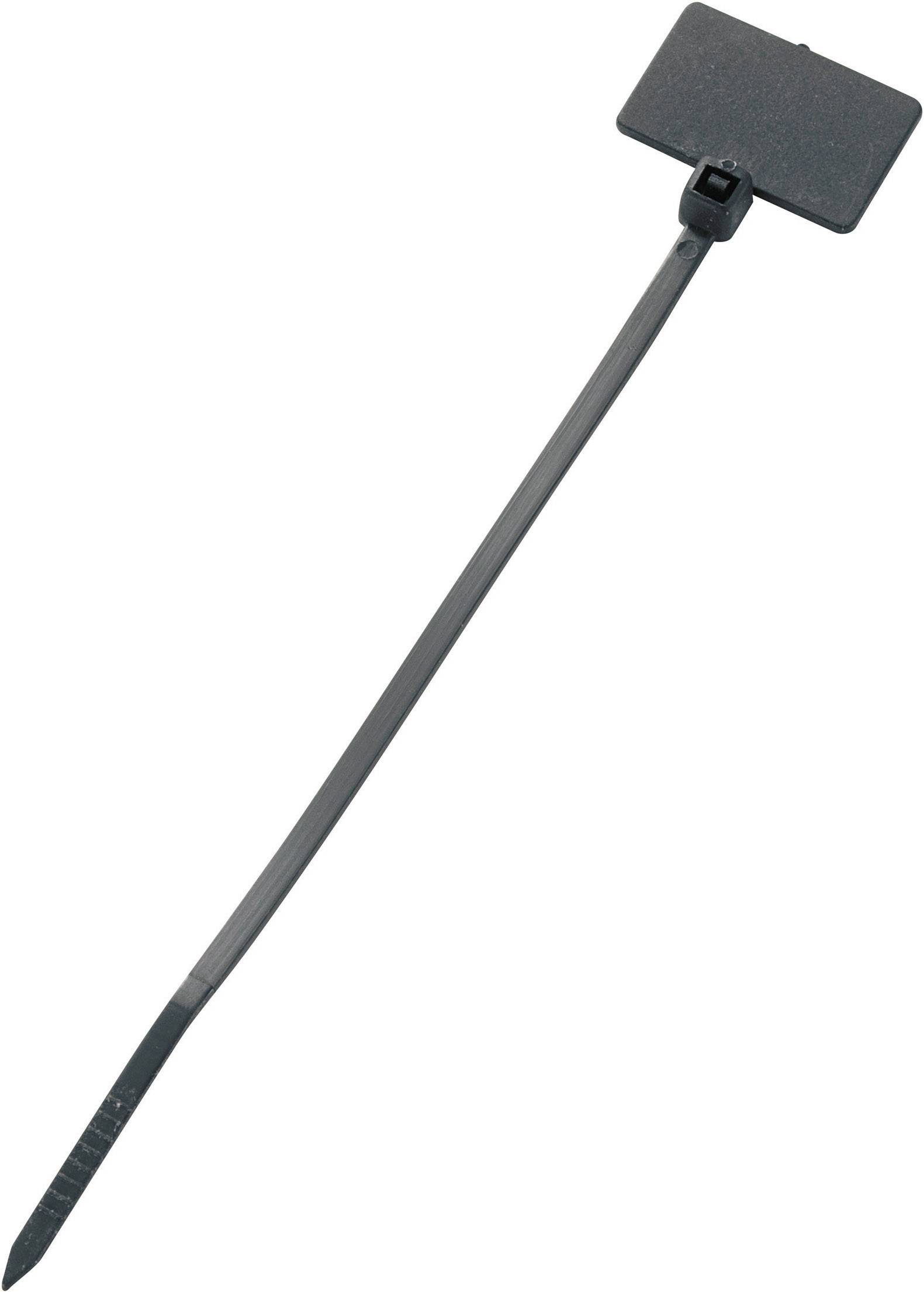 TRU Components TE-6259736 Leitermarkierer Beschriftungsfläche: 20 x 13mm Schwarz