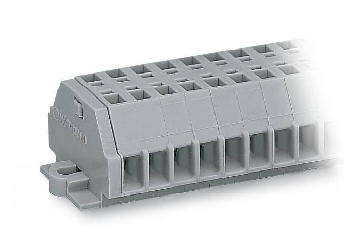 WAGO 260-102 Klemmenleiste 5 mm Zugfeder Belegung: L Grau 100 St.