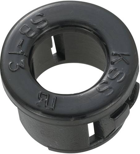 TRU COMPONENTS TC-SBR13203 Kabeldurchführung Klemm-Ø (max.) 8 mm Plattenstärke (max.) 3.2 mm Polya