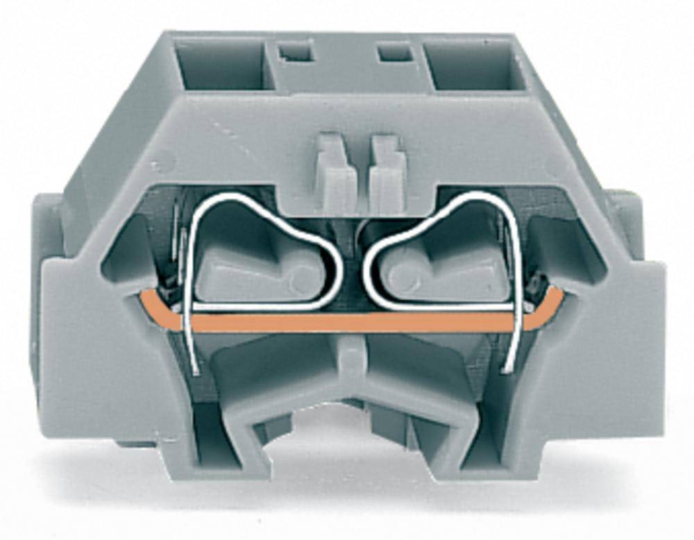 WAGO 260-354 Einzelklemme 8mm Zugfeder Belegung: N Blau 300St.