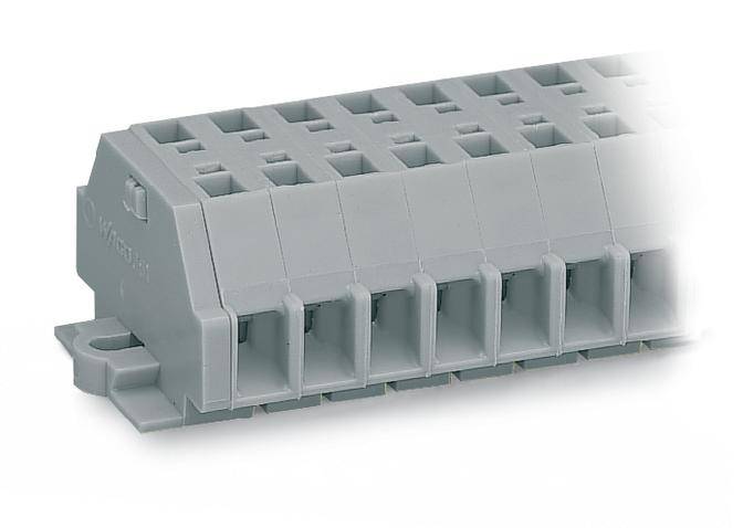 WAGO 261-102 Klemmenleiste 6mm Zugfeder Belegung: L Grau 100St.