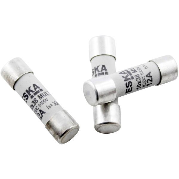 Micro-fusible ESKA 1038627 (Ø x L) 10.3 mm x 38 mm 10 A 500 V rapide -F-