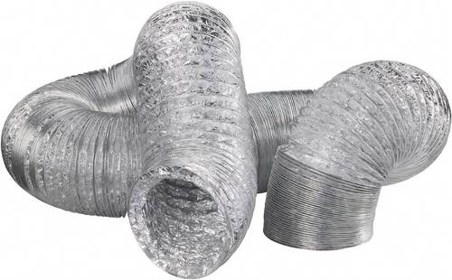 Wallair N55878 Flexibles Lüftungsrohr Aluminium (Ø x L) 10.2 cm x 10 m Silber