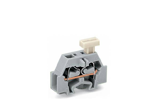 WAGO 261-301/331-000 Einzelklemme 6 mm Zugfeder Belegung: L Grau 200 St.