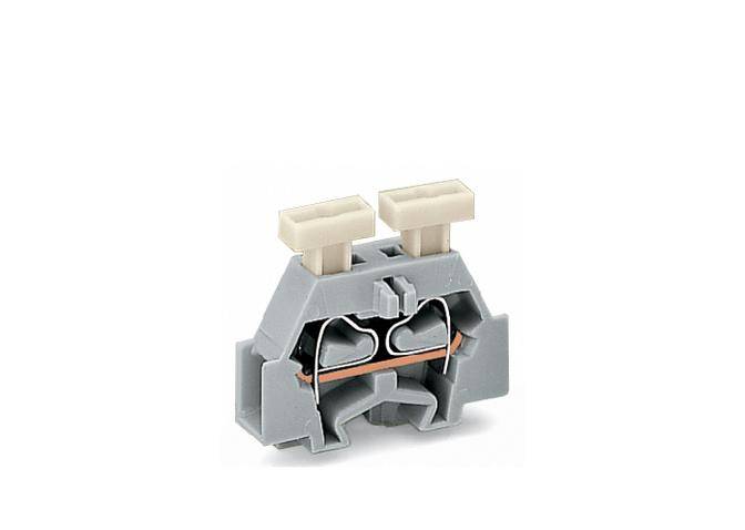 WAGO 261-301/341-000 Einzelklemme 6mm Zugfeder Belegung: L Grau 200St.