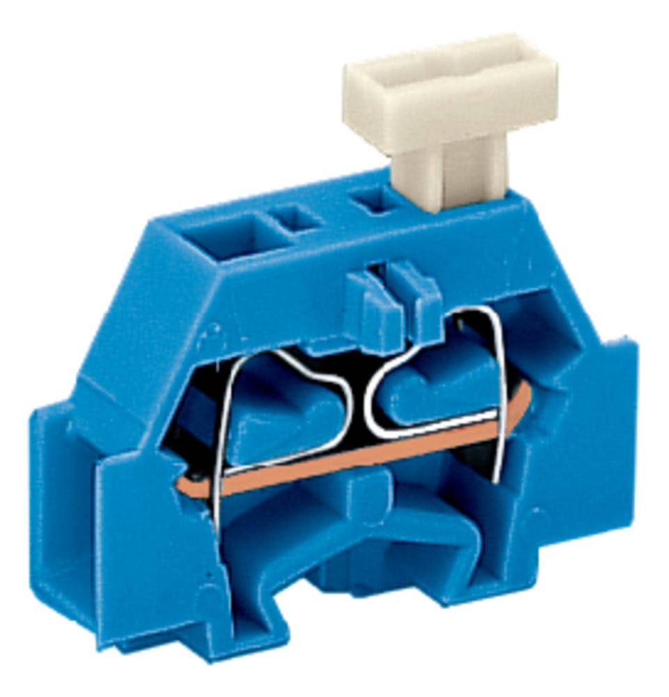 WAGO 261-304/331-000 Einzelklemme 6 mm Zugfeder Belegung: N Blau 200 St.