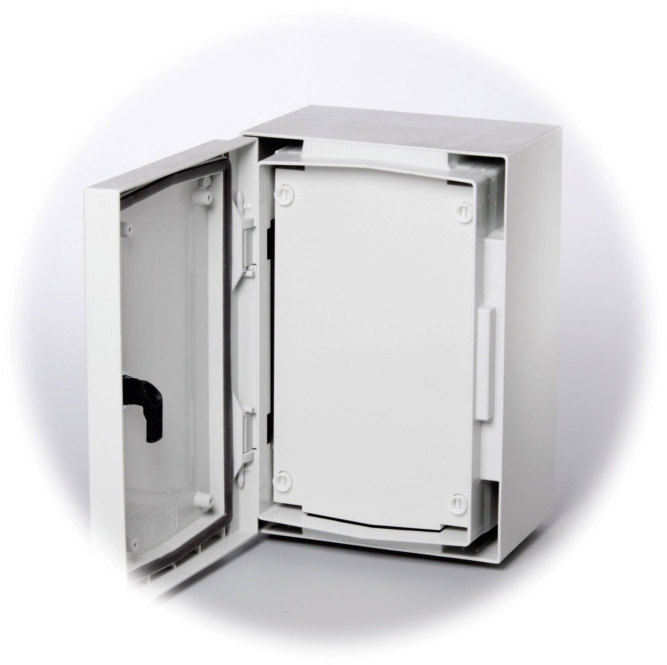 Fibox FP 4030-D Frontplatte geschlossen (L x B) 379 mm x 262 mm Kunststoff Lichtgrau (RAL 7035) 1 St.