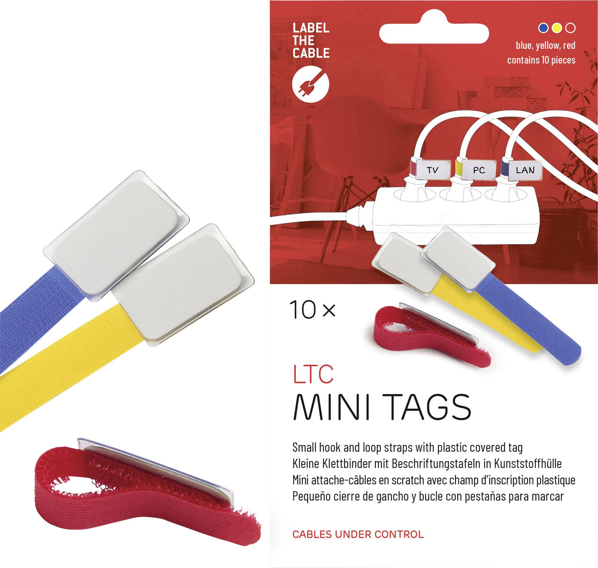 Label the Cable Kabelhalter 2530 Blau, Gelb, Rot