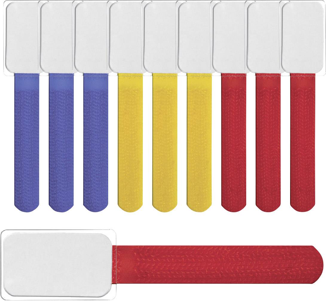 Label the Cable Kabelhalter 2530 Blau, Gelb, Rot