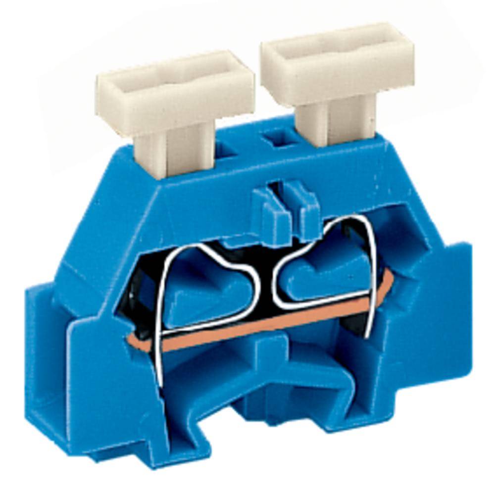 WAGO 261-304/341-000 Einzelklemme 6mm Zugfeder Belegung: N Blau 200St.