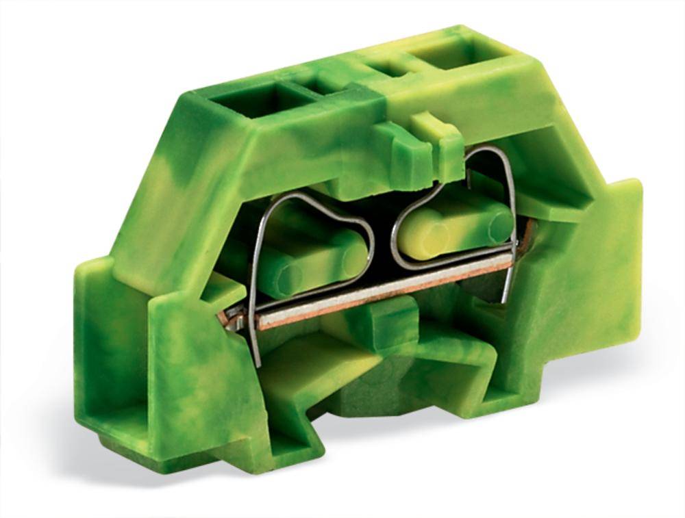WAGO 261-307 Einzelklemme 6mm Zugfeder Belegung: PE Grün, Gelb 200St.