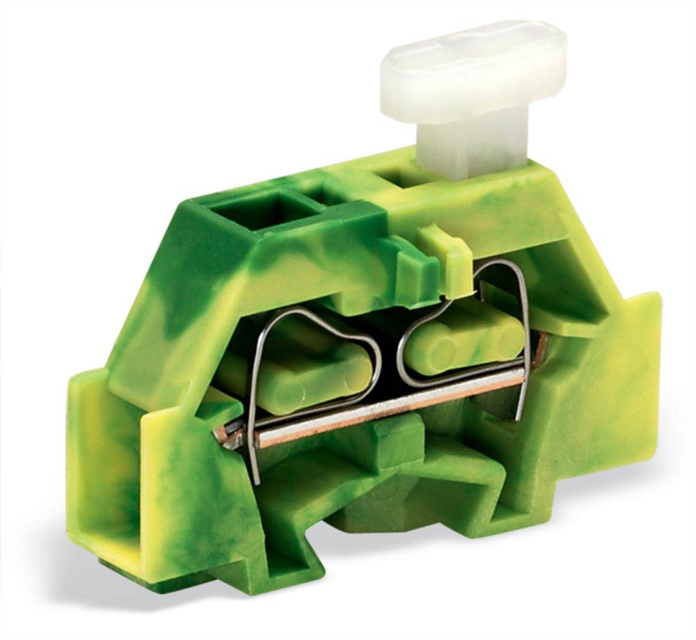 WAGO 261-307/331-000 Einzelklemme 6mm Zugfeder Belegung: PE Grün, Gelb 200St.