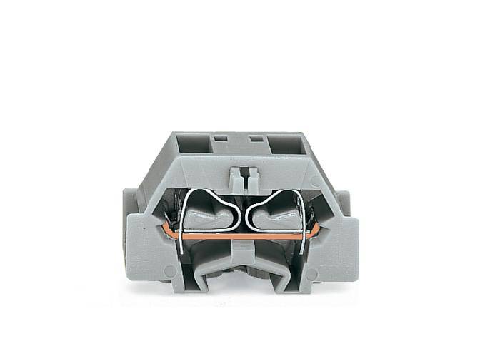 WAGO 261-331 Einzelklemme 10mm Zugfeder Belegung: L Grau 200St.