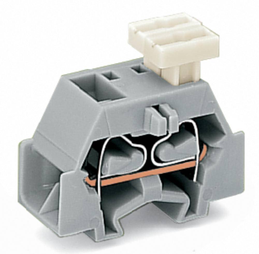 WAGO 261-333/332-000 Einzelklemme 10mm Zugfeder Belegung: L Grau 200St.