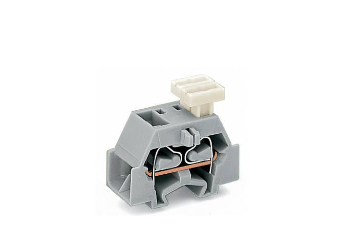 WAGO 261-331/332-000 Einzelklemme 10mm Zugfeder Belegung: L Grau 200St.
