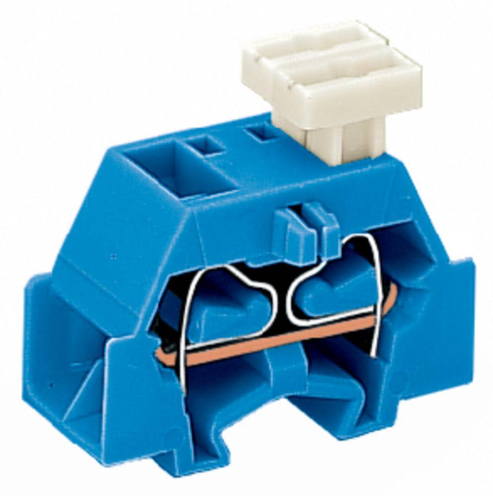 WAGO 261-334/332-000 Einzelklemme 10mm Zugfeder Belegung: N Blau 200St.