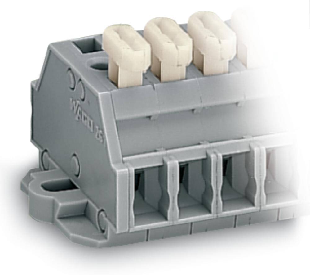 WAGO 261-422/331-000 Klemmenleiste 6mm Zugfeder Belegung: L Grau 100St.