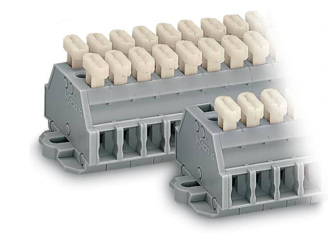 WAGO 261-422/331-000 Klemmenleiste 6mm Zugfeder Belegung: L Grau 100St.